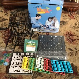 Colorful Bingo Game. New, have never been used, box is old, in good condition